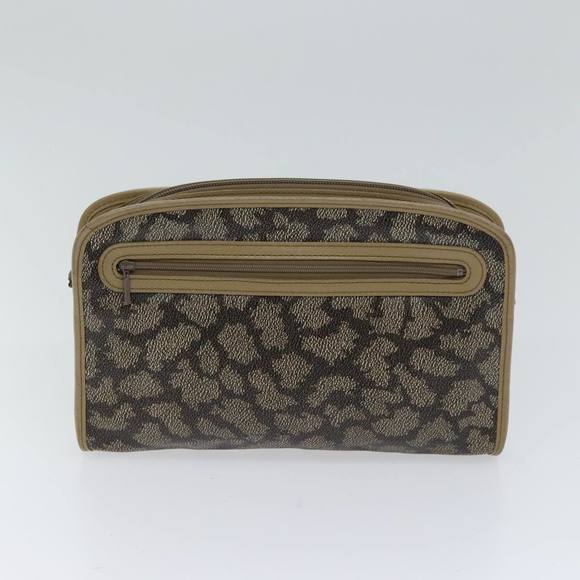 SAINT LAURENT Clutch Bag PVC 2Set Beige Auth bs13220 - Picture 15 of 16